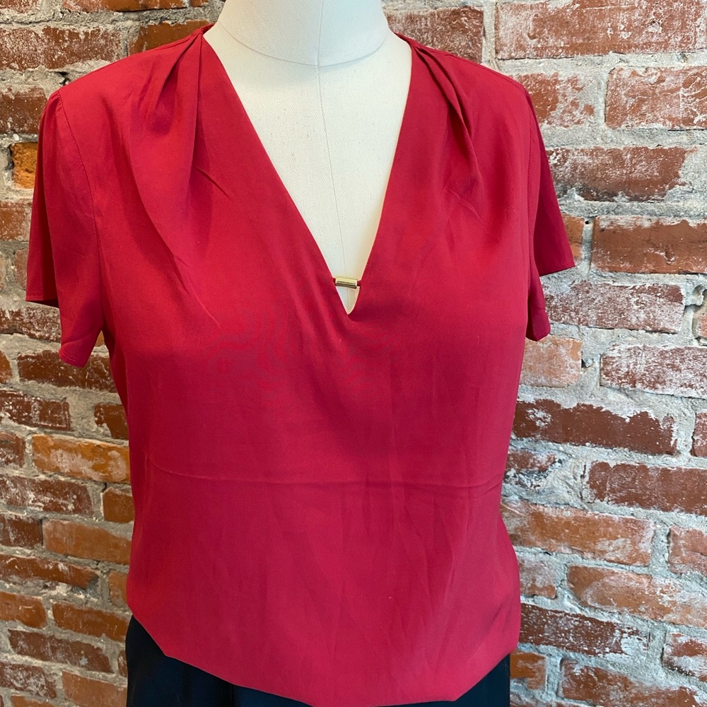 Calvin Klein cap sleeved blouse